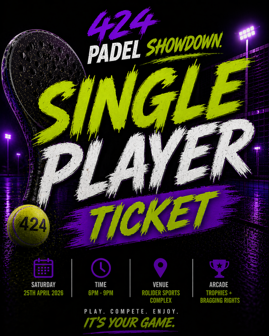 424 Padel Single Player Ticket